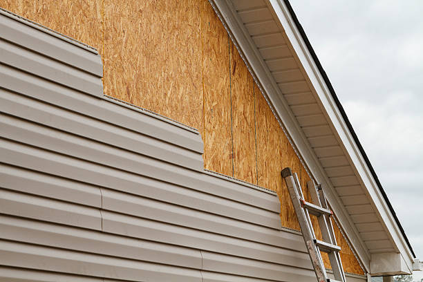 Professional Storm Damage Siding Repair technician working in Winesburg, OH